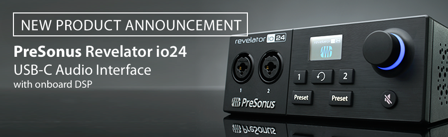 PreSonus announce the Revelator io24 USB-C Interface