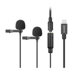 Boya BY-M2D Dual Lapel Microphone for iPhone