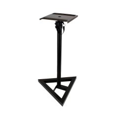 Front view of the Triangle Base Monitor Speaker Stand by Studiospares (Single)