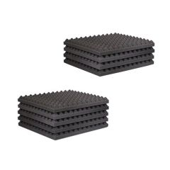 The Acousticheck 30 Absorption Kit 9 Tiles Foam 100mm, 9 tiles shown