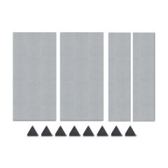 StudioATK-12 Acoustic Treatment Grey Panels and Wall Clips by Studiospares