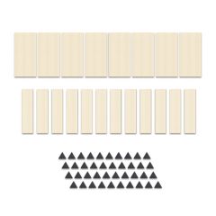StudioATK-60 Acoustic Treatment Kit Beige by Studiospares, panels and wall clips