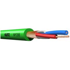 Klotz MY206 Balanced Mic Cable Green (per m)