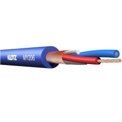 Klotz MY206 Balanced Mic Cable Blue (per m)