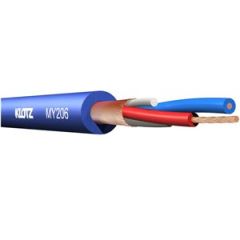 Klotz MY206 Balanced Mic Cable Blue (per m)