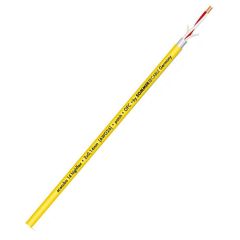 Sommer 200-0317 Scuba Miniature Balanced Mic Cable Yellow