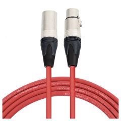 The Pro Neutrik XLR Cable 5m Red
