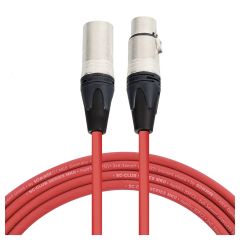 Pro Neutrik XLR Cable 2.5m Red