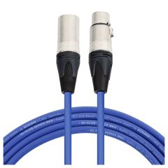 Pro Neutrik XLR Cable 3.5m Blue