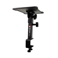 Monitor Speaker Stands Desk Clamp-On-Set of 2 by Trojan Pro front view
