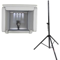Isovox 2 Portable Vocal Booth Midnight with Pro Stand
