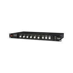 The black Warm Audio BUS-COMP 2 Channel VCA, angled view