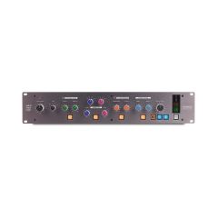 Front view of the grey SSL Fusion Stereo Outboard Processor