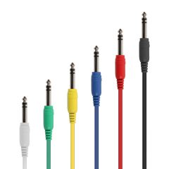 Patch Cords x6 Stereo Straight-Straight 60cm